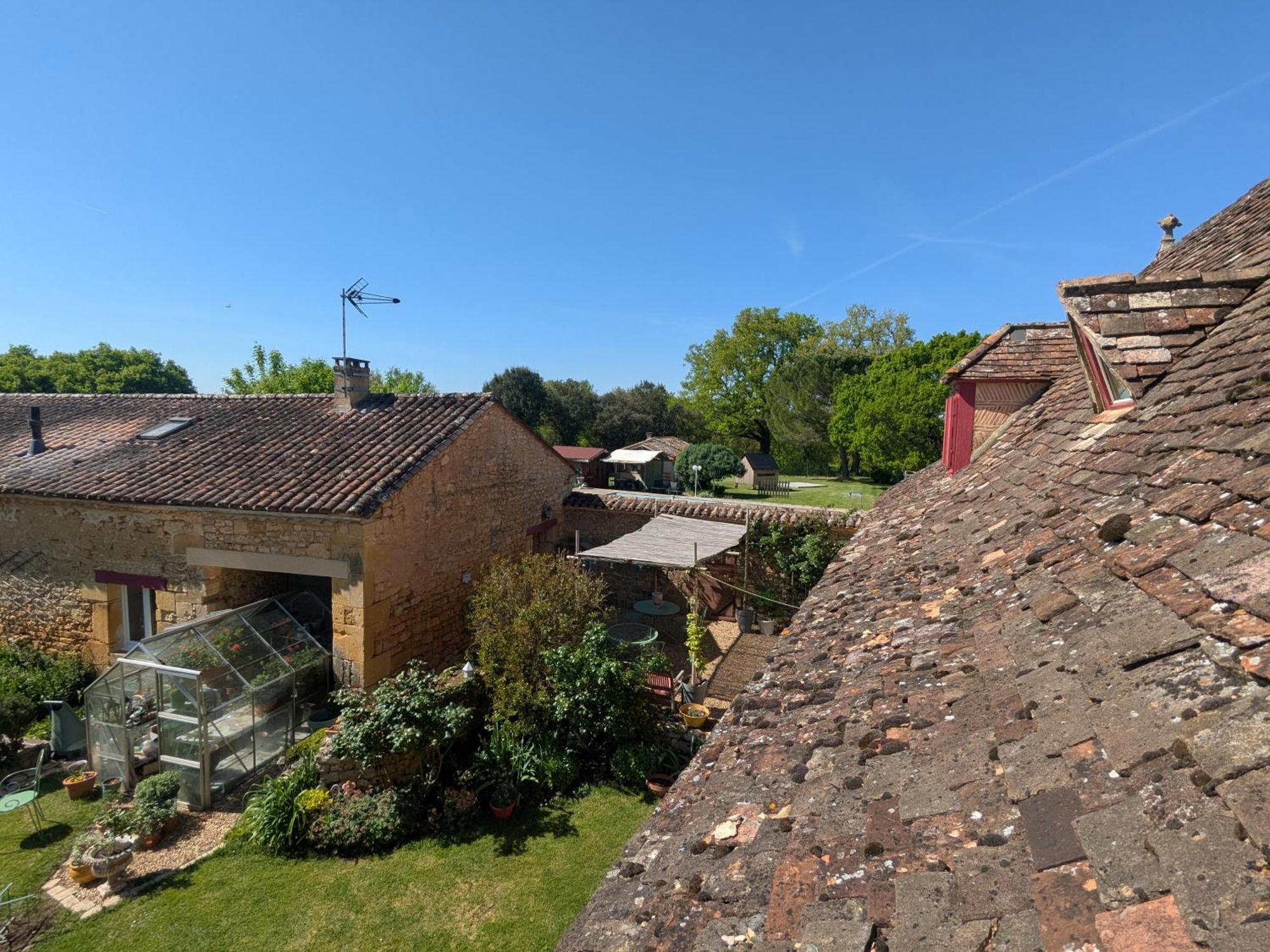 La Borie Du Chevrier Hotel Sainte-Croix-de-Beaumont Bagian luar foto